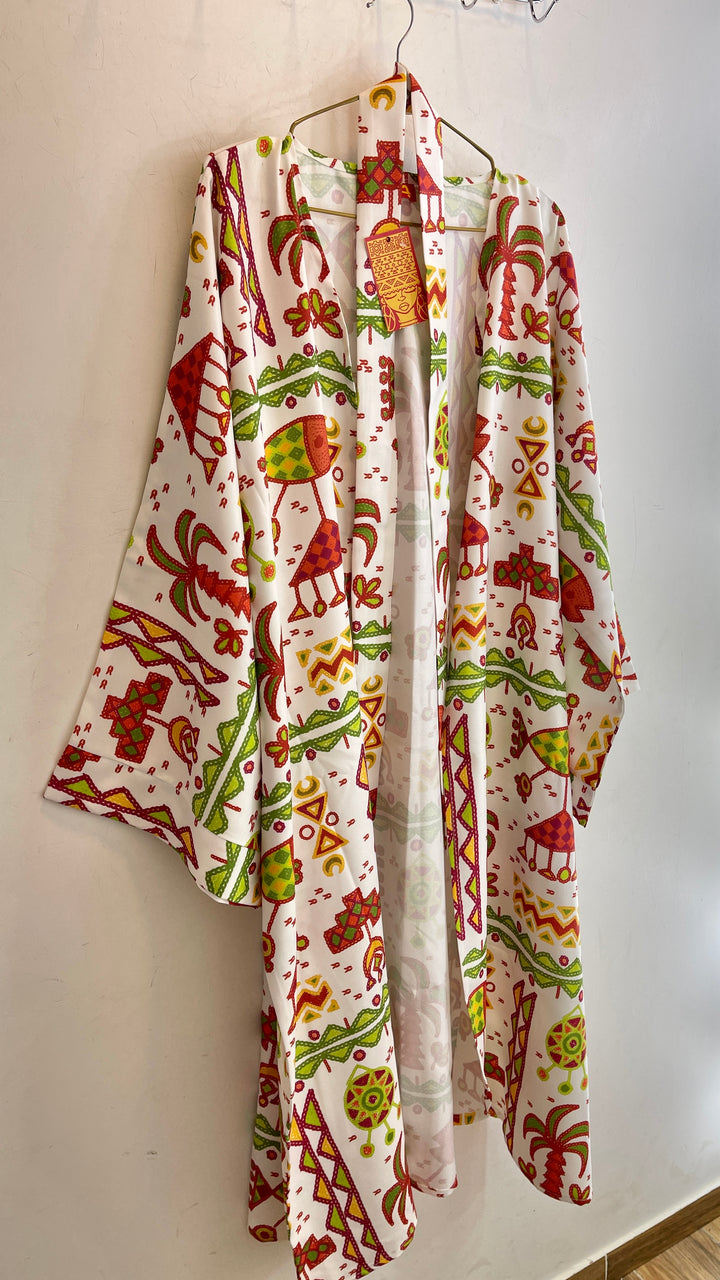 The Nuba motives  long cardigan
