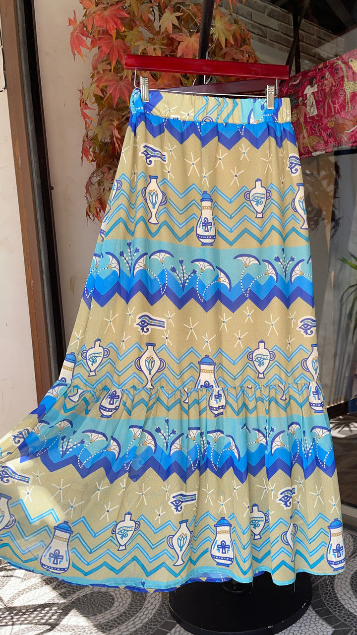 Nile pharaoh chiffon skirt