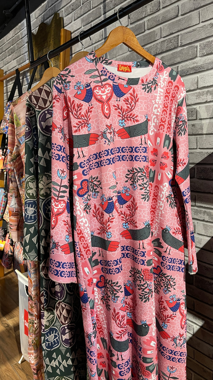Love pattern dress