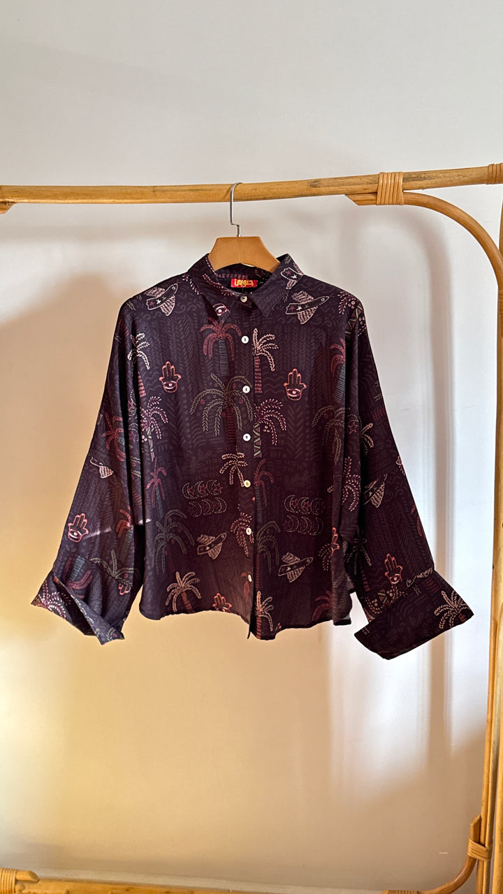 palms & stars Butterfly shirt