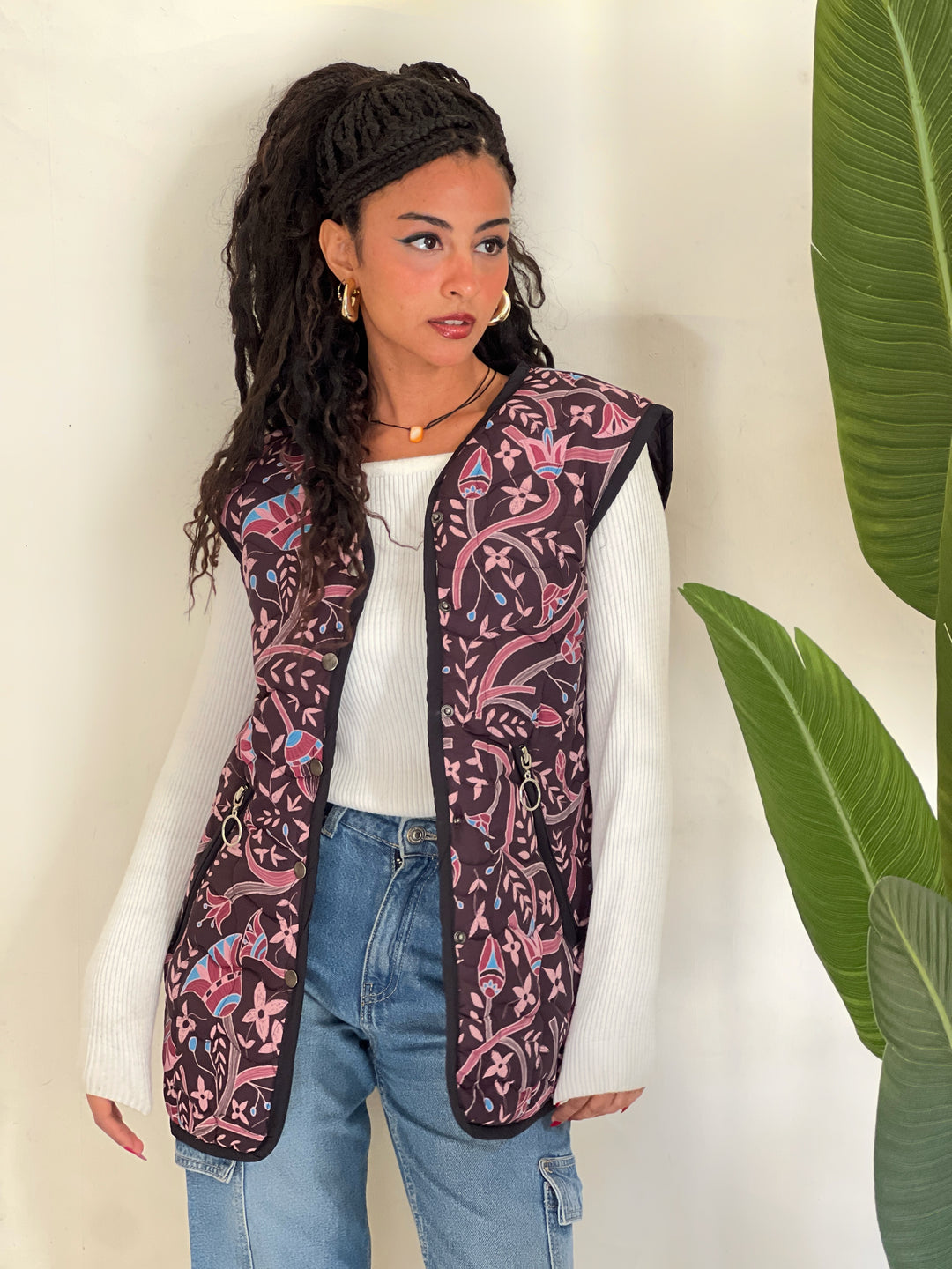 Black lutas Bomber vest