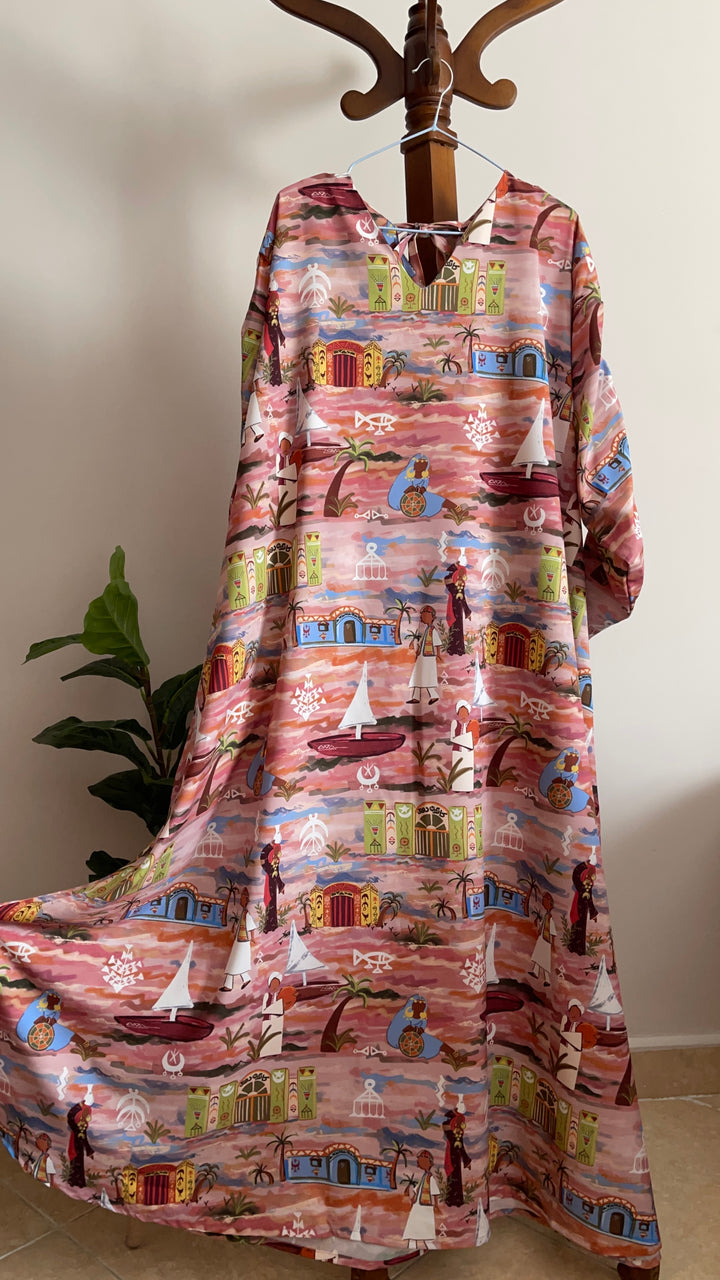 “ النوبه “cloche dress