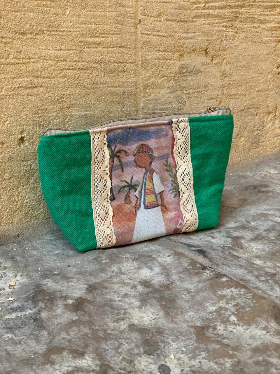 Nuba X Green Pouch