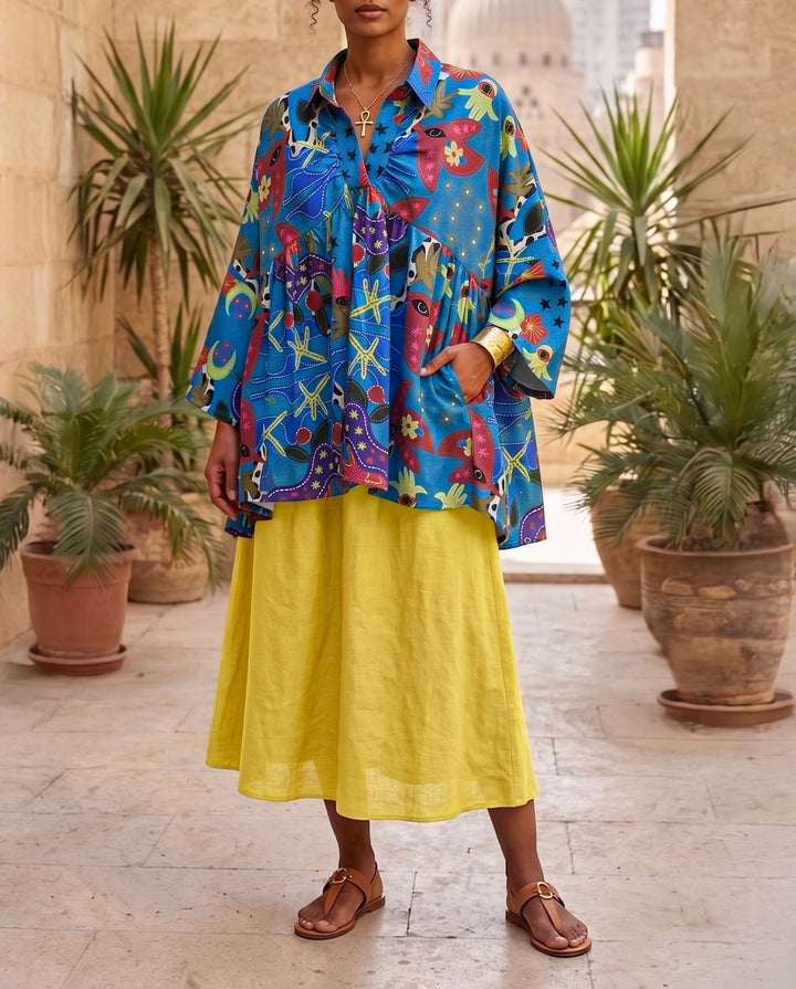 starlit Oasis poncho blouse ( pre order )