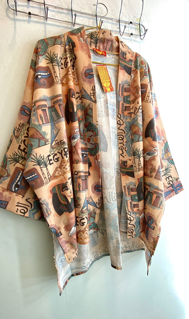 Egypt hieroglyph kimono