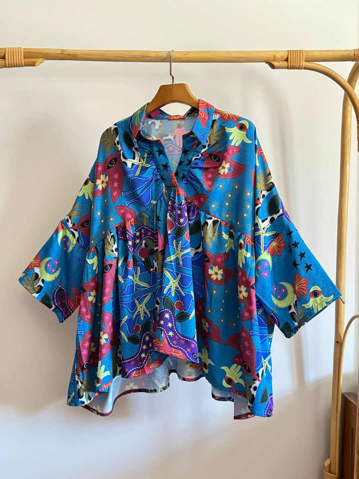 starlit Oasis poncho blouse ( pre order )