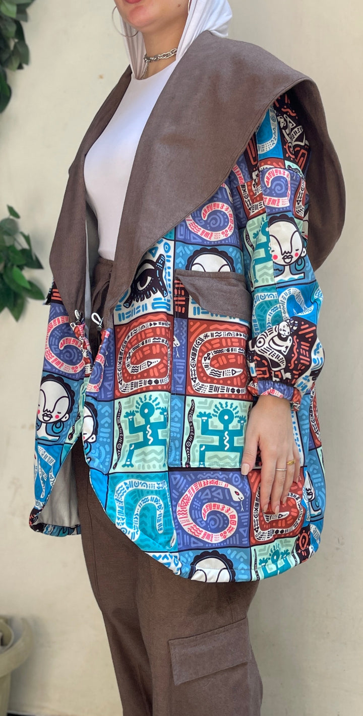 Snake square jacket
