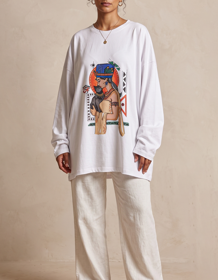 White long sleeve shirt