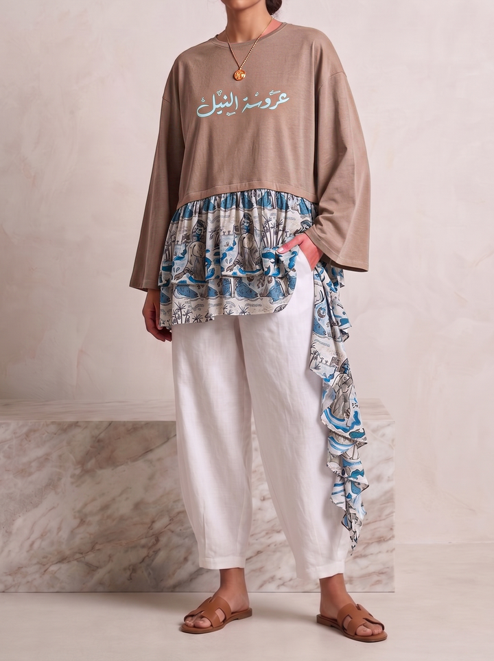 Cafe The Ruffle Top