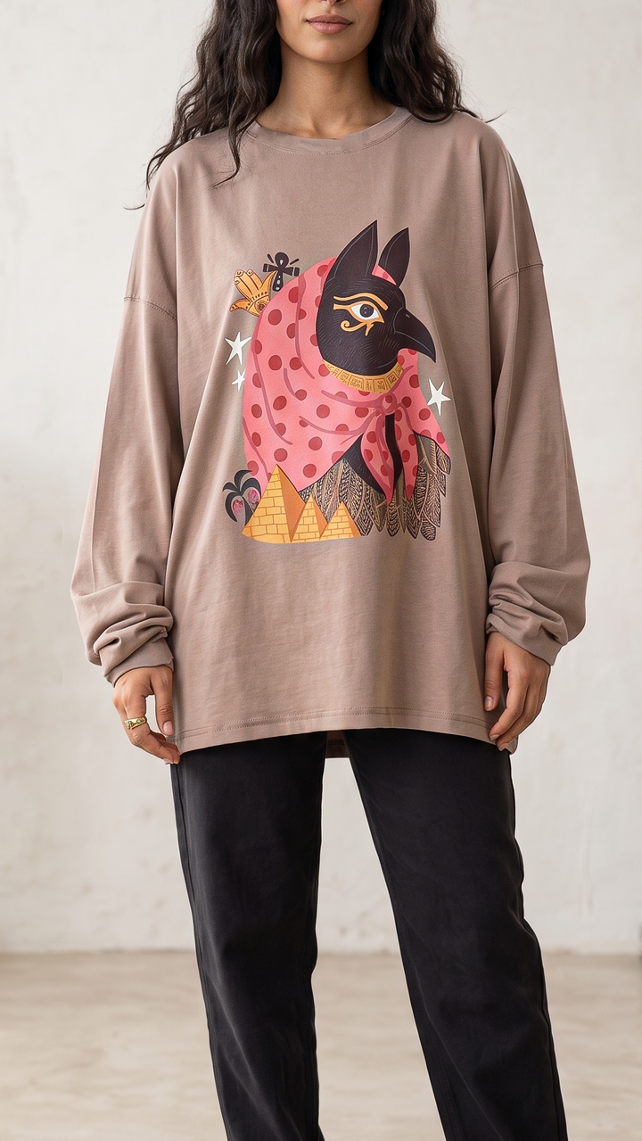 Cafe long sleeve shirt