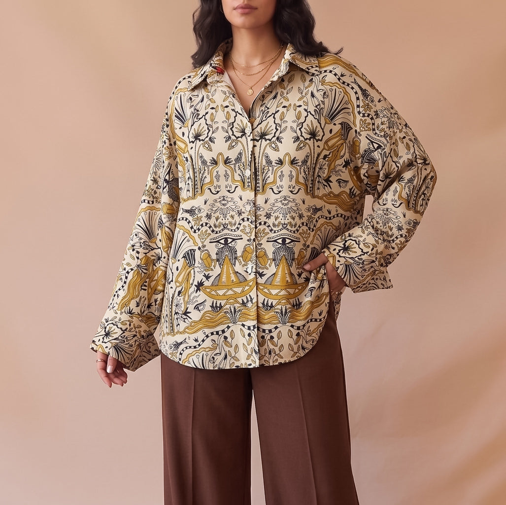 Golden pharaoh’s Butterfly shirt