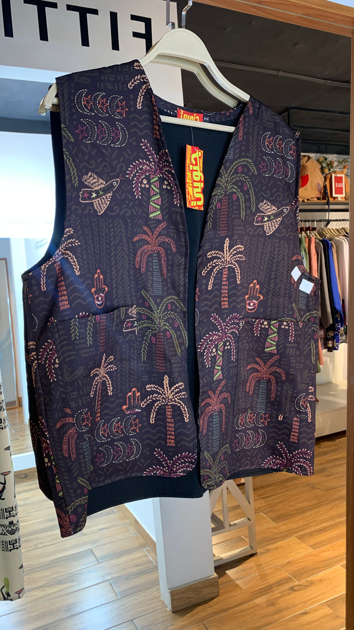 Palm & stars Vest   “ defect “