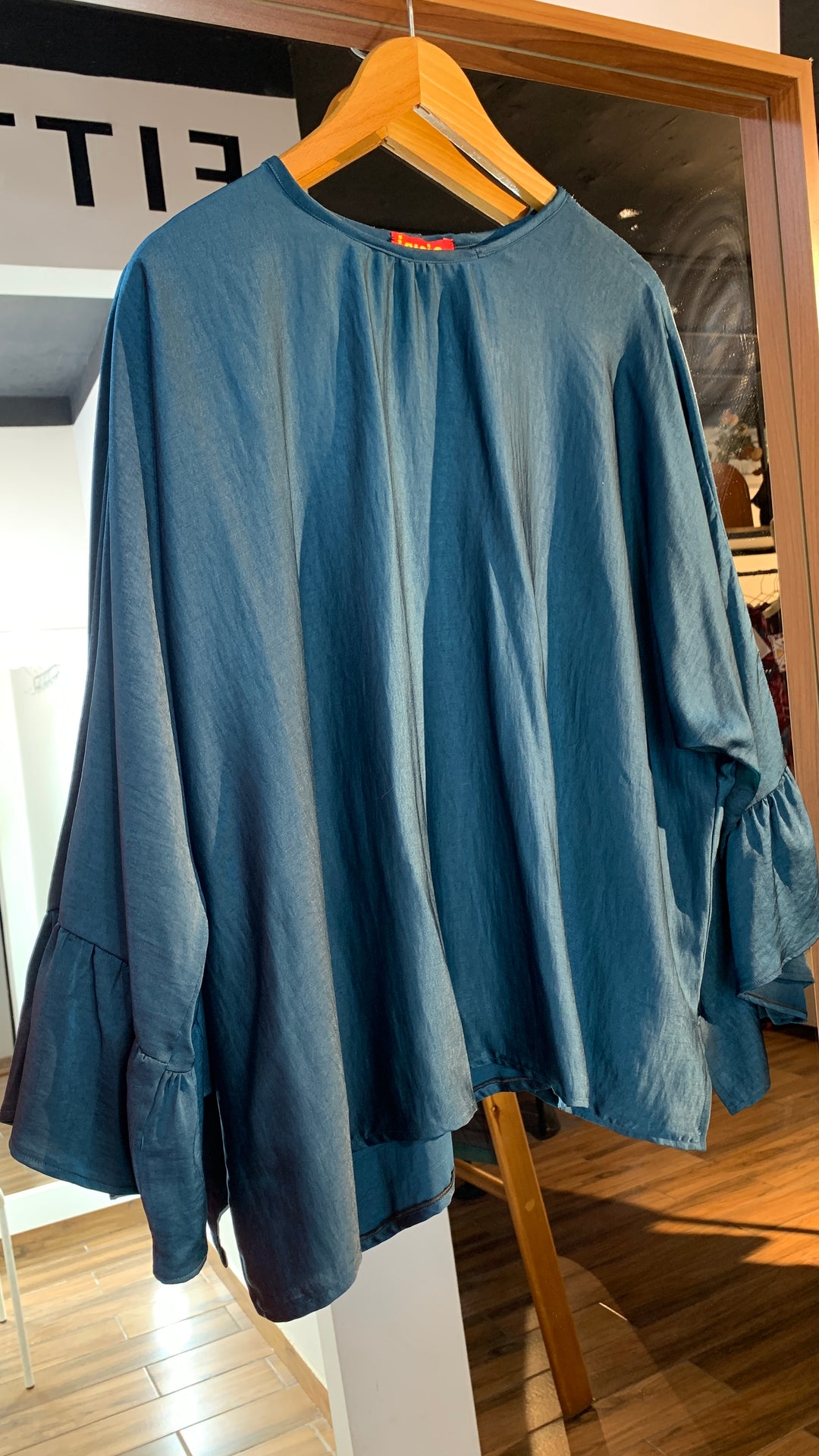 Silk flowy blouse