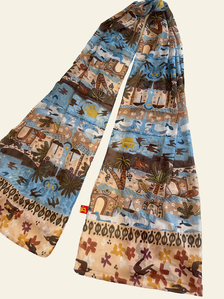 river stories Scarf