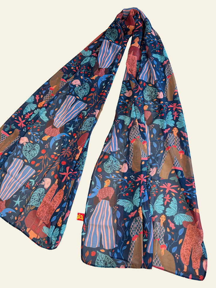 wild sisters Scarf
