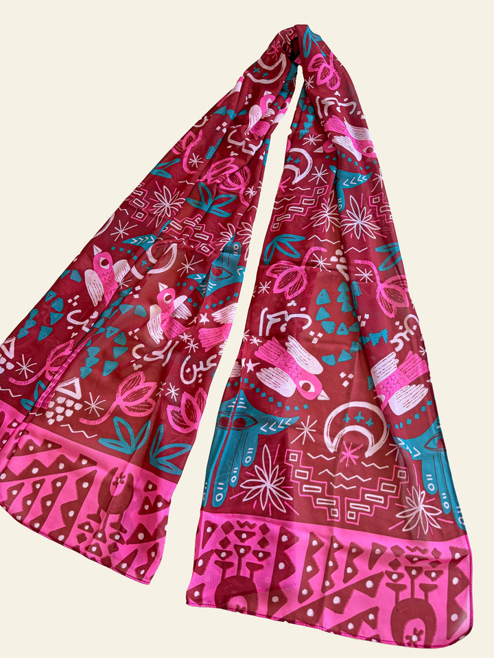 The crimson Scarf
