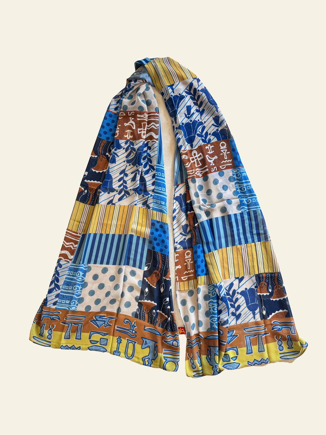 Nile patchwork Scarf