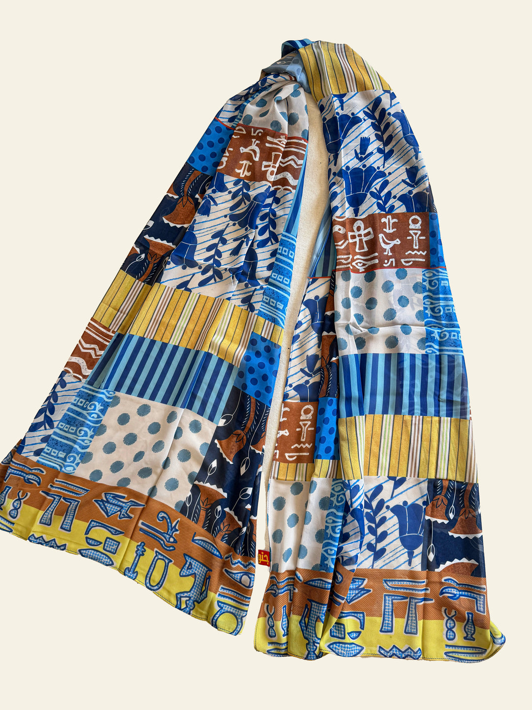 Nile patchwork Scarf