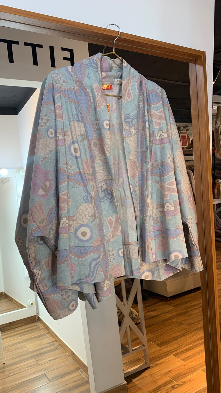 All pattern The Linen kimono