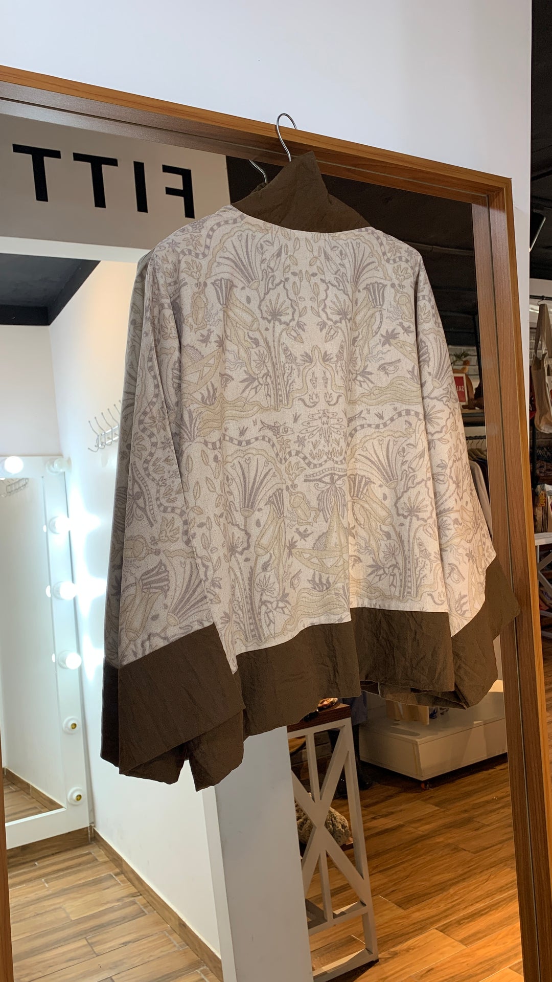 Brown kenar The Linen kimono