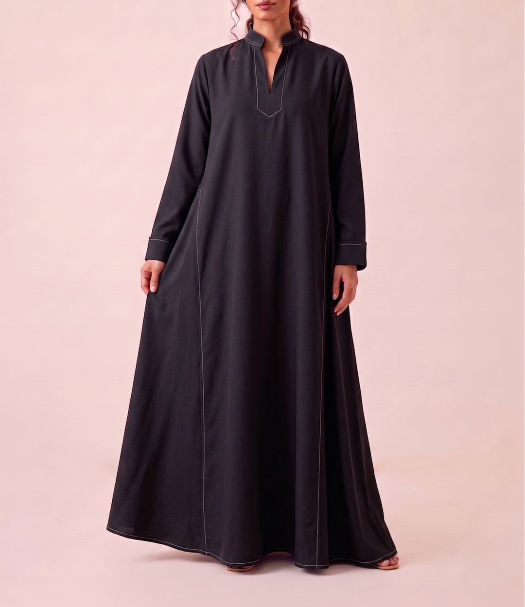 Black Double cloche dress