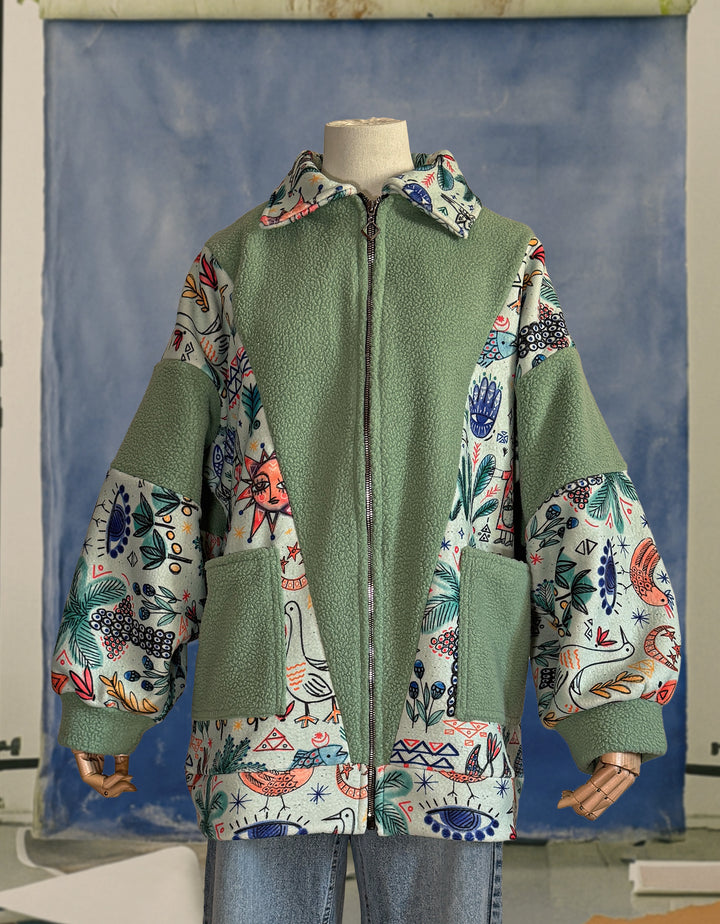 Tunisia X green Teddy Jacket