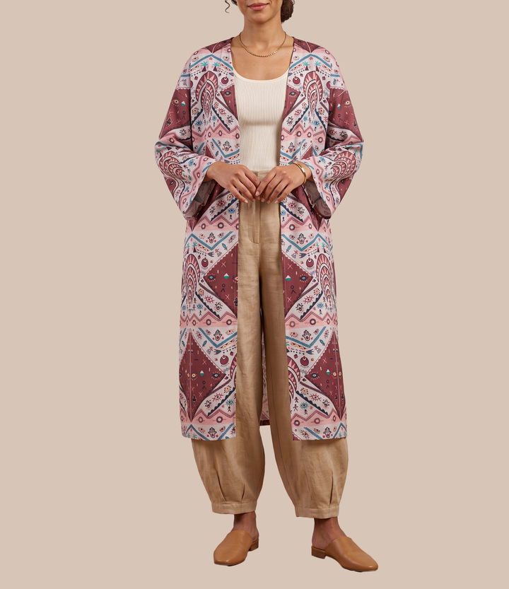 Bedouin symbols cardigan